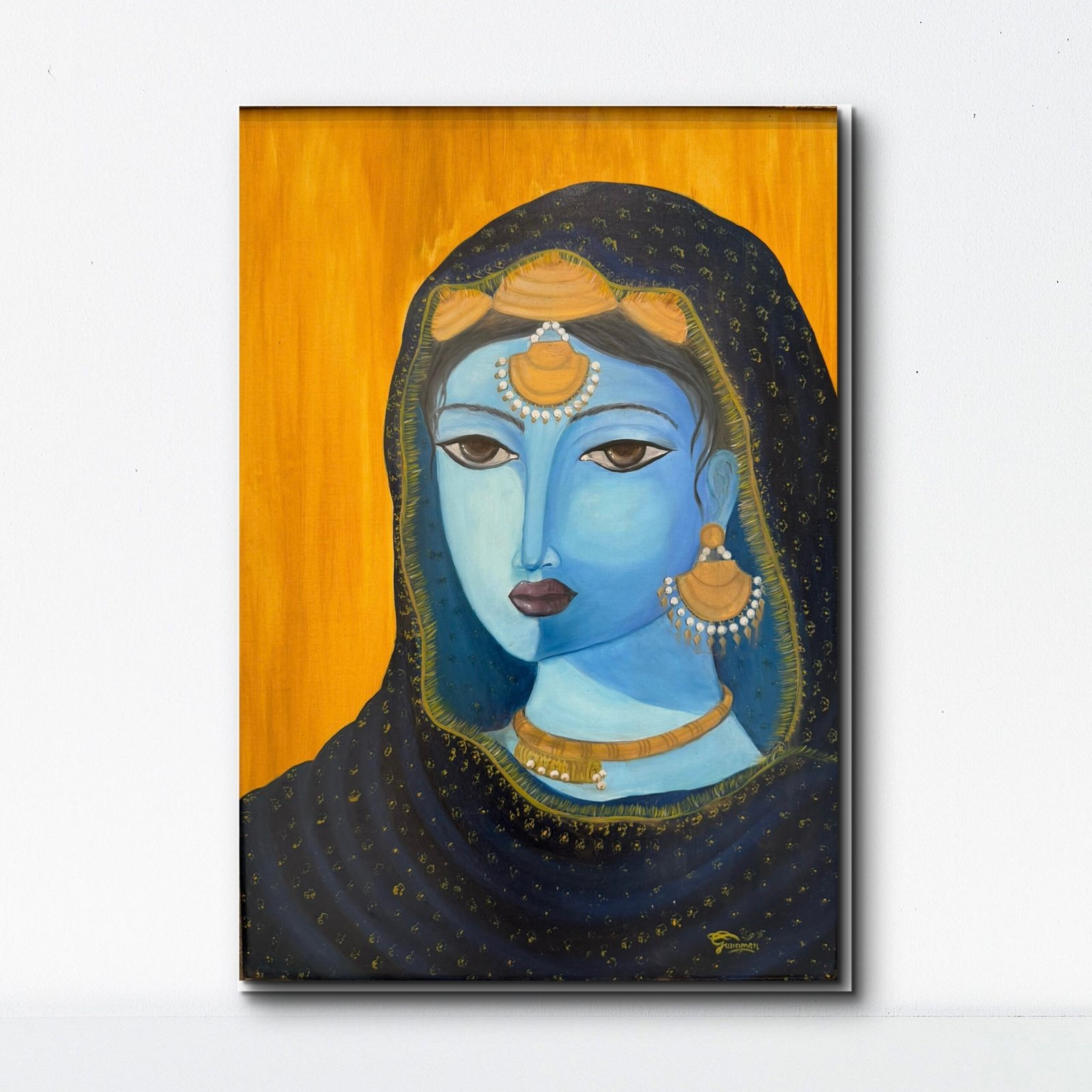 The Blue Within | Oil on Stretched Canvas