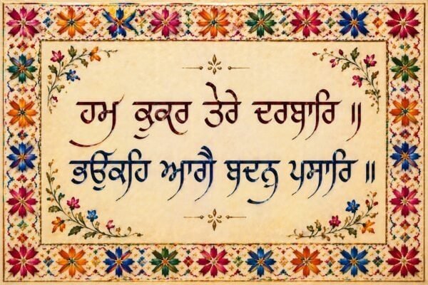 Hum Kookar tere Darbaar |shabad - Image 2